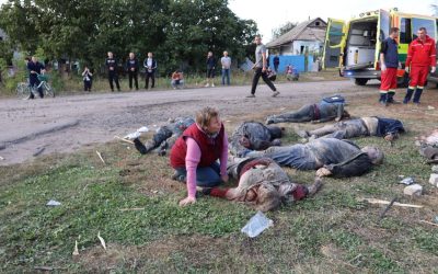 Russian Missile Strike Kills Dozens in Eastern Ukraine